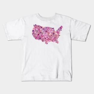 Map of America Kids T-Shirt